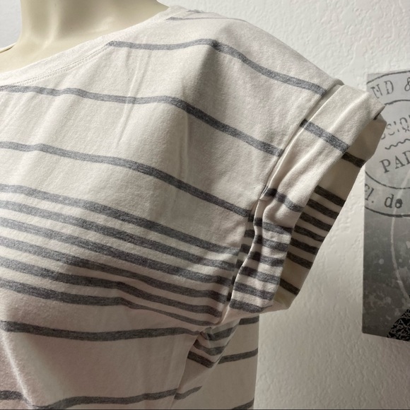 Ellison | white striped tunic top size S - Picture 7 of 9